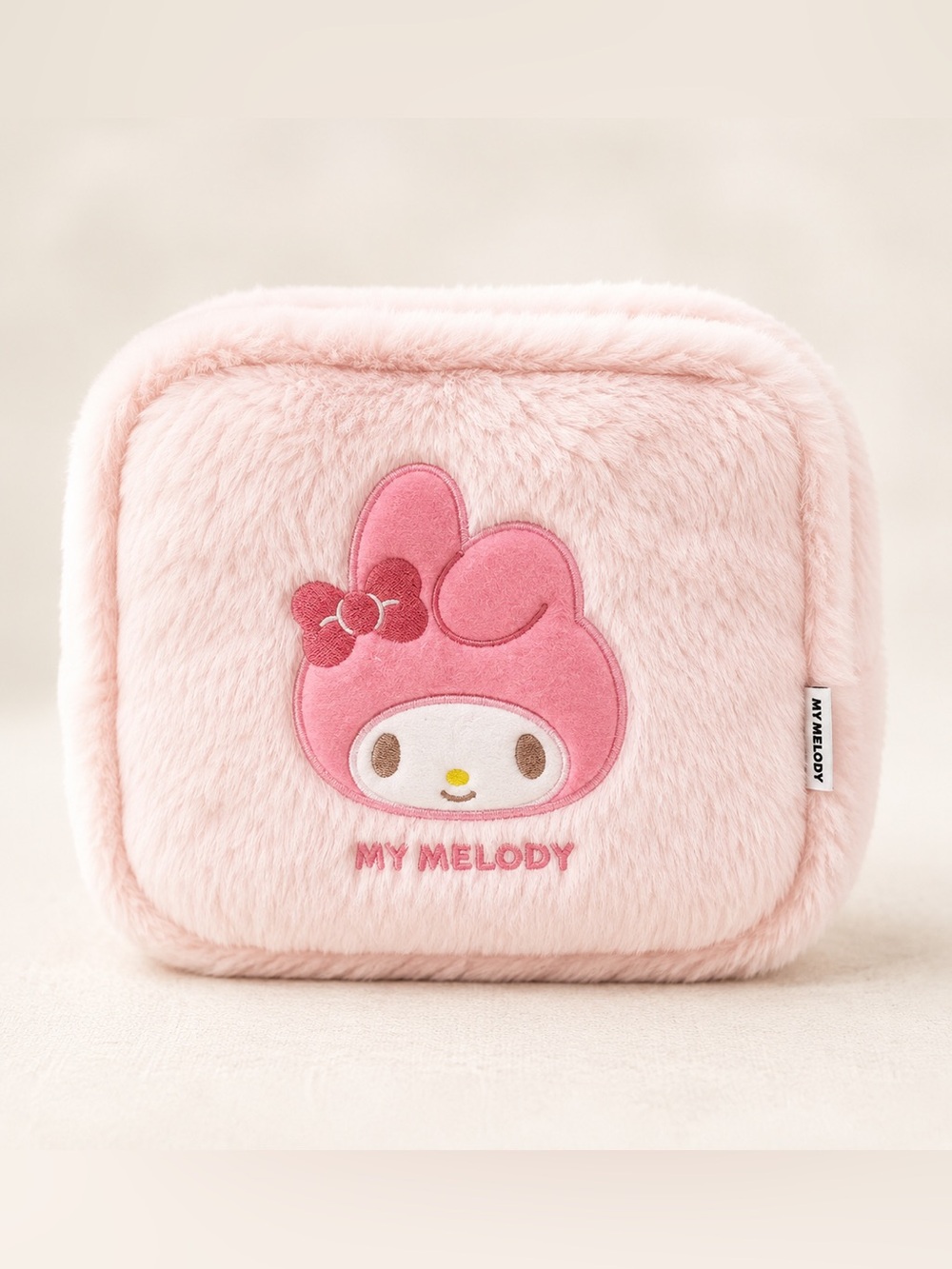 My Melody Sanrio Fluffy Plush Lunch Box